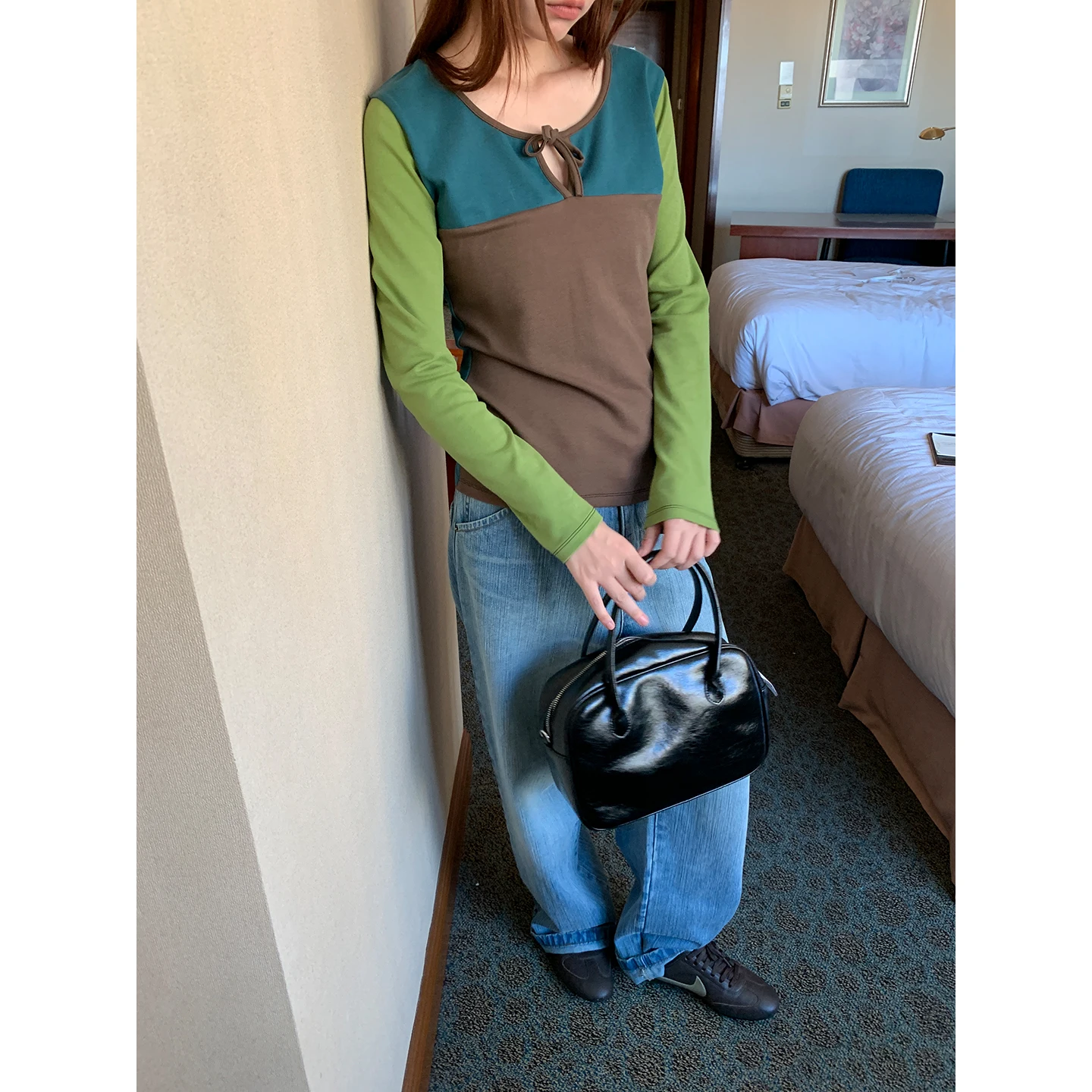 Женская футболка Engli Design Sensation Oner Long Sve в Корейском стиле, ленивый матч, утягивающий внутренний топ
Женская футболка Engli Design Sensation Oner Long Sve в Корейском стиле, ленивый матч, утягивающий внутренний топ