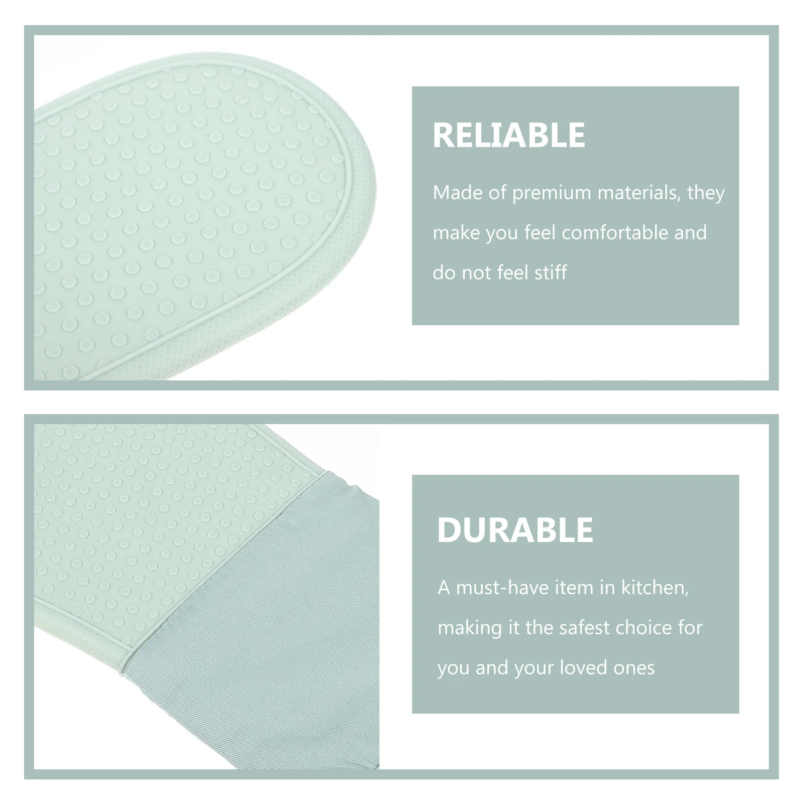 2Pcs Heat Resistant Insulation Gloves Premium Silicone Oven Mitts Non Slip Baking Microwave Cooking Gloves Green Egg Accessories
2Pcs Heat Resistant Insulation Gloves Premium Silicone Oven Mitts Non Slip Baking Microwave Cooking Gloves Green Egg Accessories