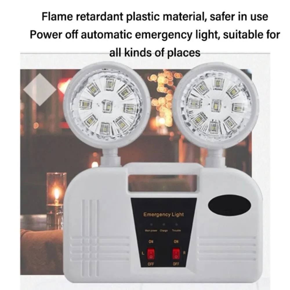 LED Double Head Emergency Exit Light Emergency Auto on LED Emergency Evacuation Lamp IP30 Wall Lamp
LED Double Head Emergency Exit Light Emergency Auto on LED Emergency Evacuation Lamp IP30 Wall Lamp