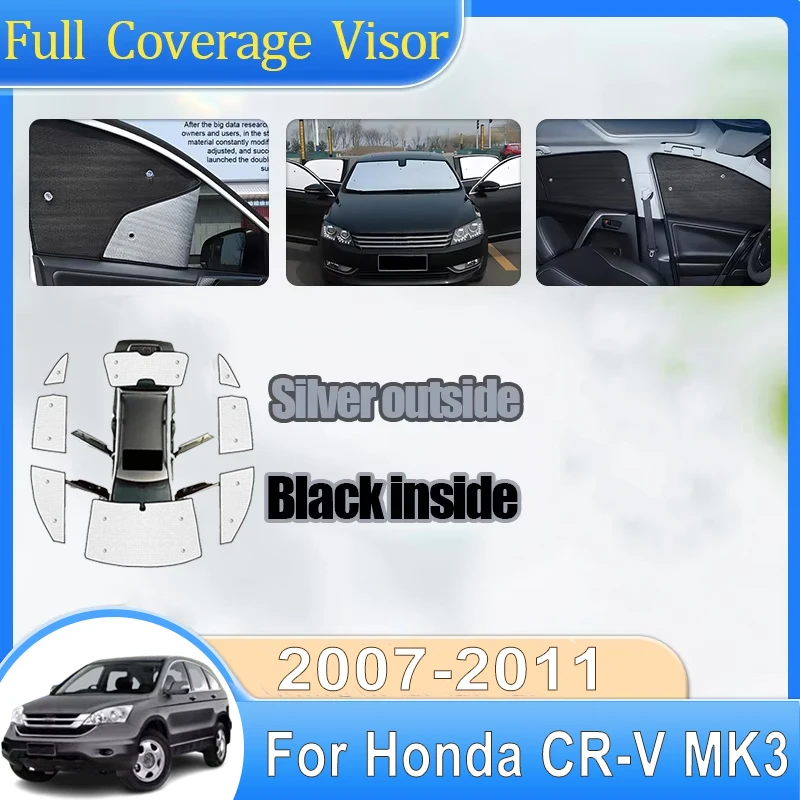 Car Window Visors For Honda CR-V 2007 2008 2009 2010 2011 CRV MK3 Sunproof Sunscreen Window Coverages Curtain Car Accessories
Car Window Visors For Honda CR-V 2007 2008 2009 2010 2011 CRV MK3 Sunproof Sunscreen Window Coverages Curtain Car Accessories