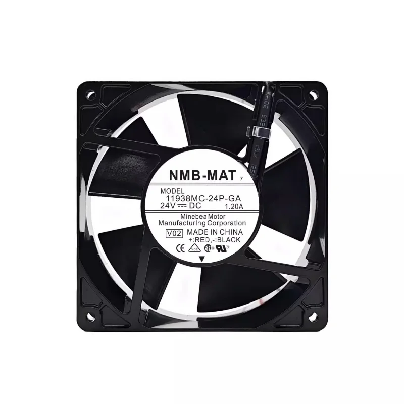 Y+1 pcs for NMB 11938MC-24P-GA 12038 24V 1.20A Metal Cooling Fan
Y+1 pcs for NMB 11938MC-24P-GA 12038 24V 1.20A Metal Cooling Fan
