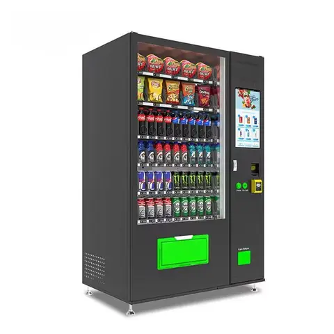 Combo Refrigerated Vending Machine for Foods and Drinks Beer Cold Drink Water Vending Machine