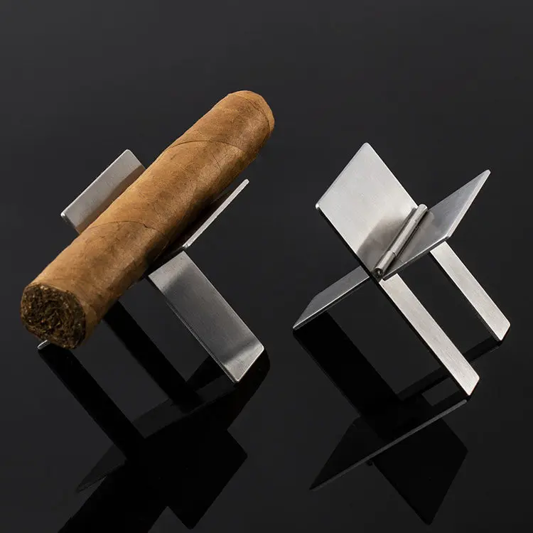 2 Pcs Portable Foldable Cigar Holder Stainless Steel Cigar Stand for Cigars
2 Pcs Portable Foldable Cigar Holder Stainless Steel Cigar Stand for Cigars