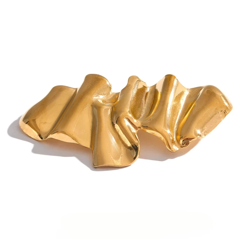 TUES Abstract Geometry Fashion Metal 18k Gold PVD Plated Brooch Pin Clothes Accessories Waterproof 2025 Charm Unisex Jewelry
TUES Abstract Geometry Fashion Metal 18k Gold PVD Plated Brooch Pin Clothes Accessories Waterproof 2025 Charm Unisex Jewelry