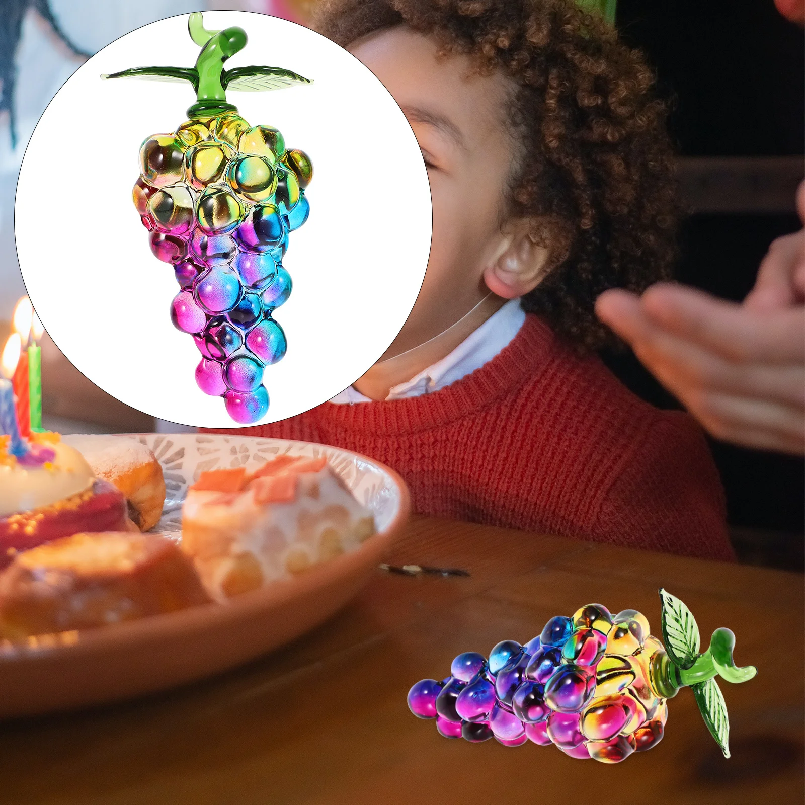 Desk Crystal Ornament Artificial Grapes Decoration Simulated Figurine Grapevine Realistic
Desk Crystal Ornament Artificial Grapes Decoration Simulated Figurine Grapevine Realistic