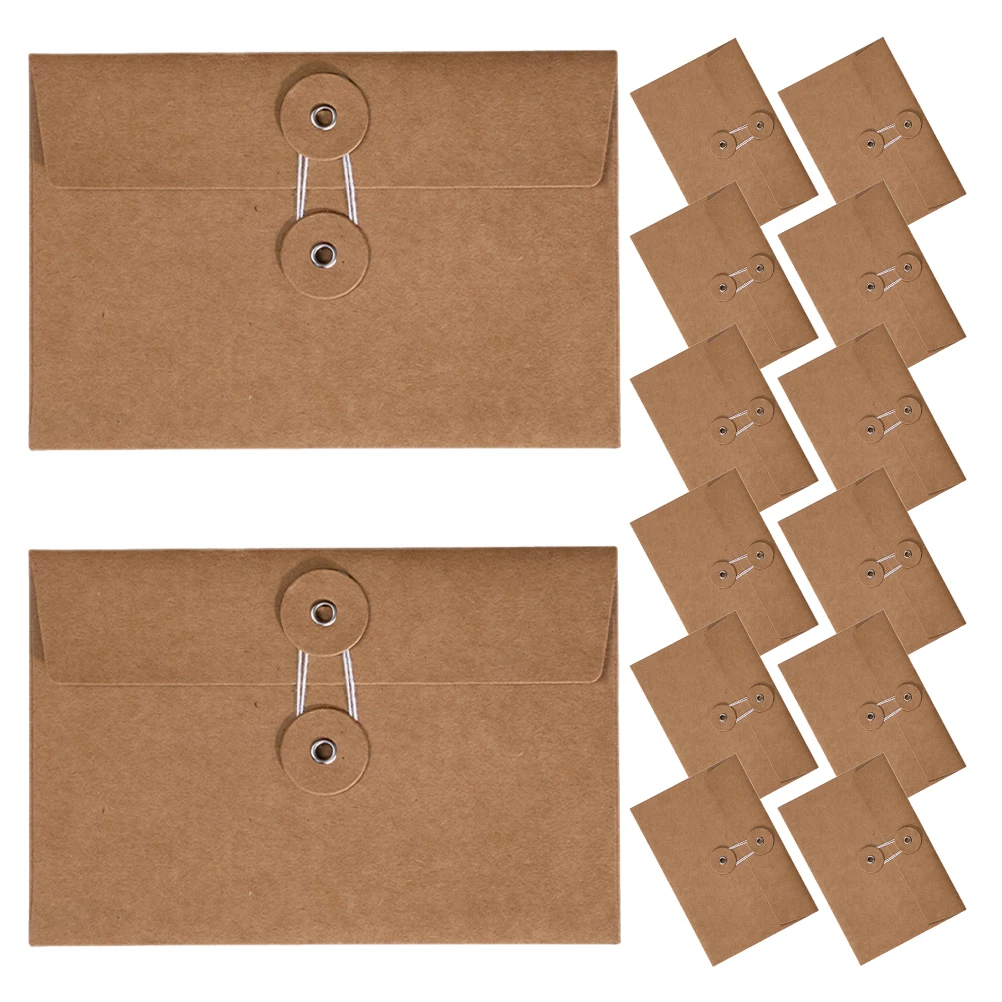 24pcs Retro Kraft Envelopes Office Files Storage Bags For Wedding Invitation Letter Writing Blessing Cards Simple Style
24pcs Retro Kraft Envelopes Office Files Storage Bags For Wedding Invitation Letter Writing Blessing Cards Simple Style