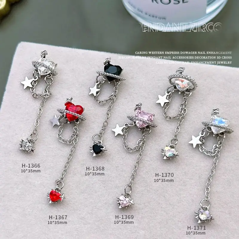 10pcs 3D Alloy Love Heart Silver Chain Nail Art Crystals Metal Manicure Nails Accessories DIY Nail Decorations Supplies Charms
10pcs 3D Alloy Love Heart Silver Chain Nail Art Crystals Metal Manicure Nails Accessories DIY Nail Decorations Supplies Charms