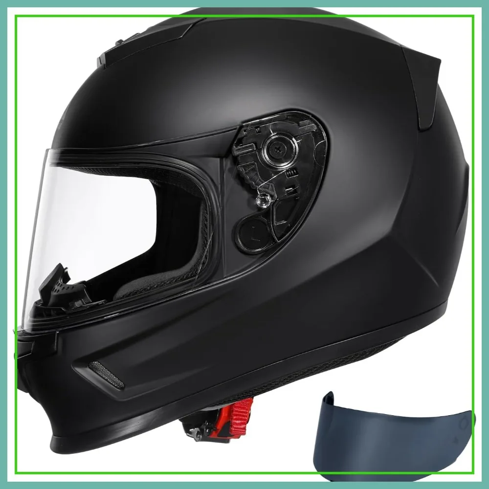Full Face Motorcycle Helmet Lightweight with 2 Visors DOT Approved for Youth
Full Face Motorcycle Helmet Lightweight with 2 Visors DOT Approved for Youth