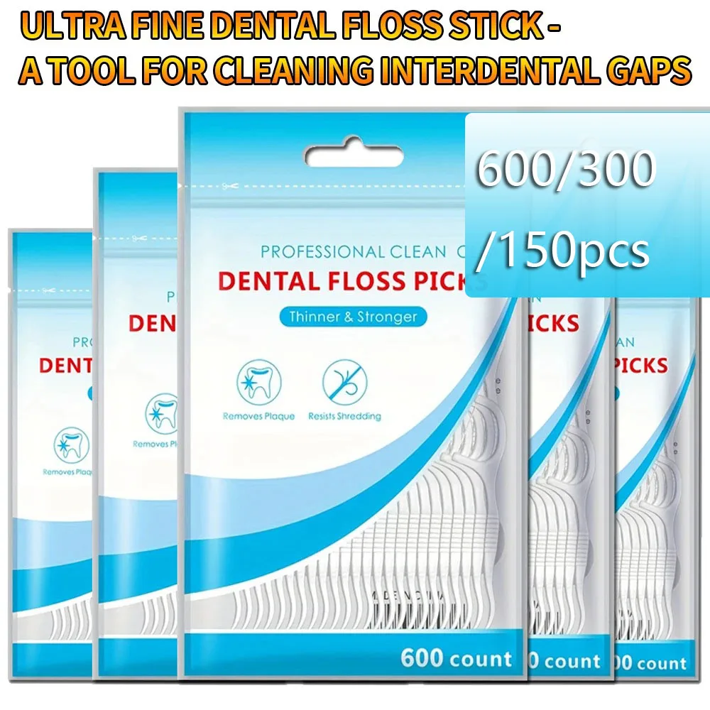 Affordable Bagged Dental Floss Sticks 150-600PCS Gentle Interdental Cleaners Household Teeth Floss Picks for Daily Oral Hygiene
Affordable Bagged Dental Floss Sticks 150-600PCS Gentle Interdental Cleaners Household Teeth Floss Picks for Daily Oral Hygiene