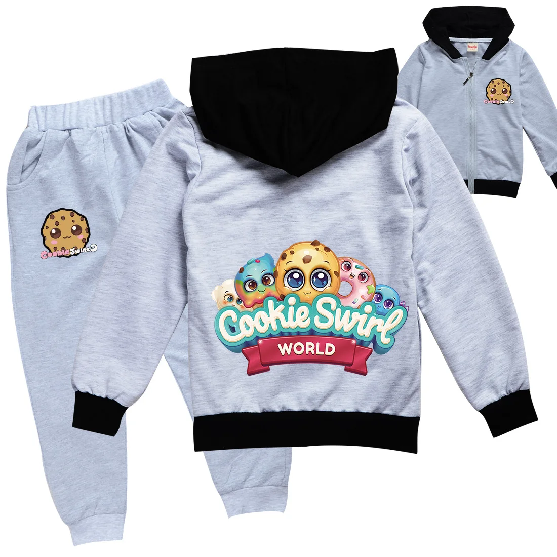 Fall Clothes Cookie Swirl C Clothing Kids Hoody Zipper Jacket Pants 2 Pcs Sets Boys Long Sleeve Sportsuit Toddler Girls Outfits
Fall Clothes Cookie Swirl C Clothing Kids Hoody Zipper Jacket Pants 2 Pcs Sets Boys Long Sleeve Sportsuit Toddler Girls Outfits