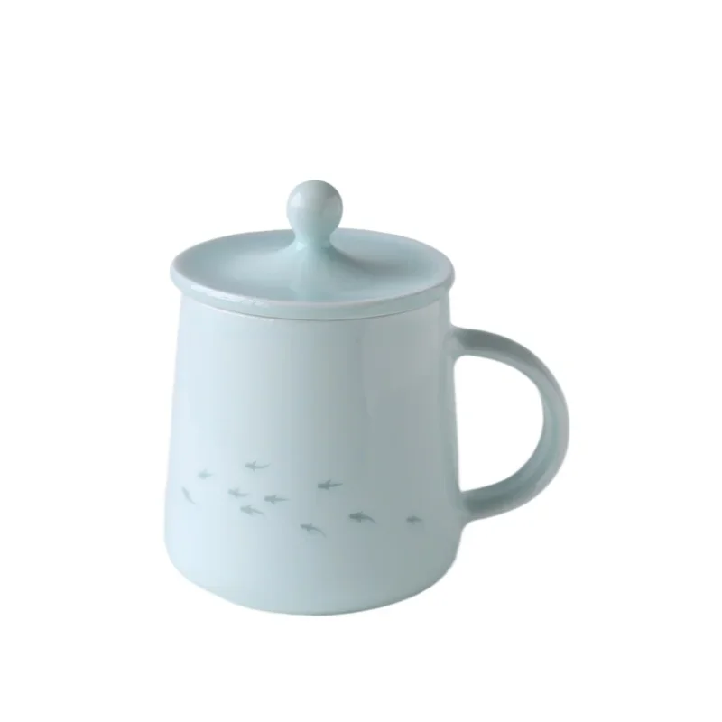 *Play Fish Linglong Ceramic Mug, Simple And Poetic, Fish Water Cup With Lid Coffee Cup Every Year
*Play Fish Linglong Ceramic Mug, Simple And Poetic, Fish Water Cup With Lid Coffee Cup Every Year