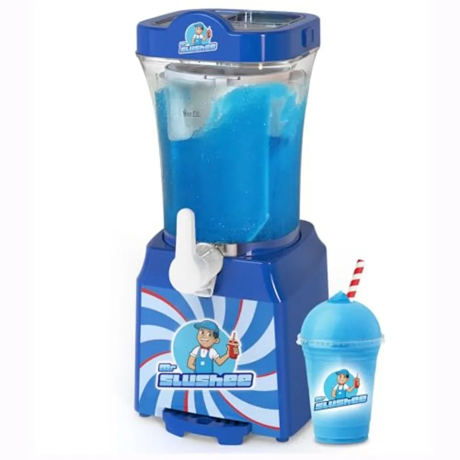 Slushie Machine for home kitchen use, stainless steel and plastic construction, sleek black finish, makes 34 fl oz ice-cold fro
Slushie Machine for home kitchen use, stainless steel and plastic construction, sleek black finish, makes 34 fl oz ice-cold fro