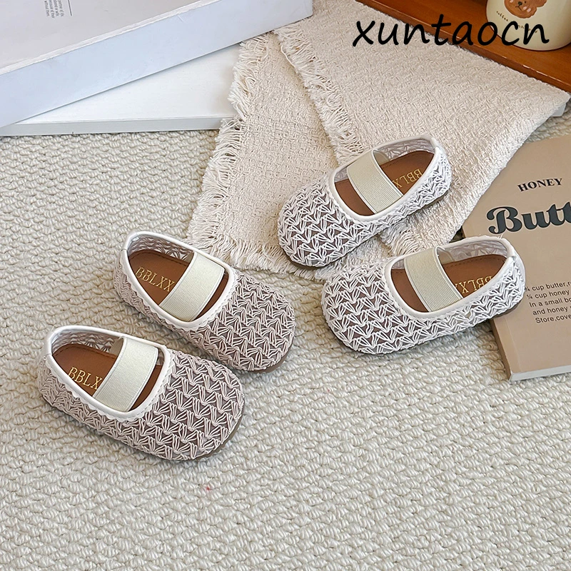 Spring Girl's Casual Shoes Elastic Band Mesh Breathable Chic Kid's Flat Shoe Solid Colors Comfy Daily Holiday Children Shoe 4-6Y
Spring Girl's Casual Shoes Elastic Band Mesh Breathable Chic Kid's Flat Shoe Solid Colors Comfy Daily Holiday Children Shoe 4-6Y