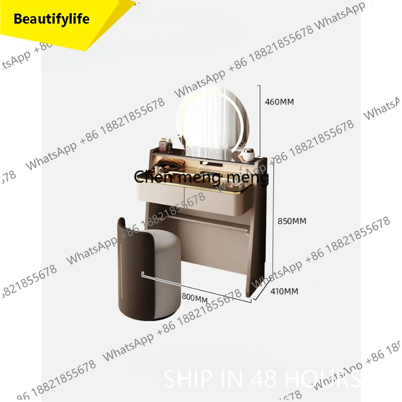 53 Light luxury dresser storage cabinet integrated new designer high-end bedroom makeup table
53 Light luxury dresser storage cabinet integrated new designer high-end bedroom makeup table