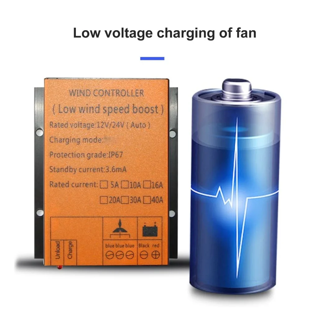 12V/24V Auto Match Wind Generator Controller 600W IP67 Wind MPPT Charge Controller Universal 40A
12V/24V Auto Match Wind Generator Controller 600W IP67 Wind MPPT Charge Controller Universal 40A