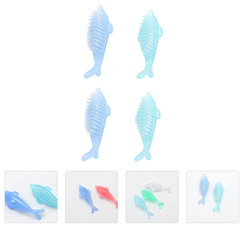 4 Pcs Multipurpose Dolphin Nail Brush for Cleaning Fingernails Plastic Manicure Tools
4 Pcs Multipurpose Dolphin Nail Brush for Cleaning Fingernails Plastic Manicure Tools