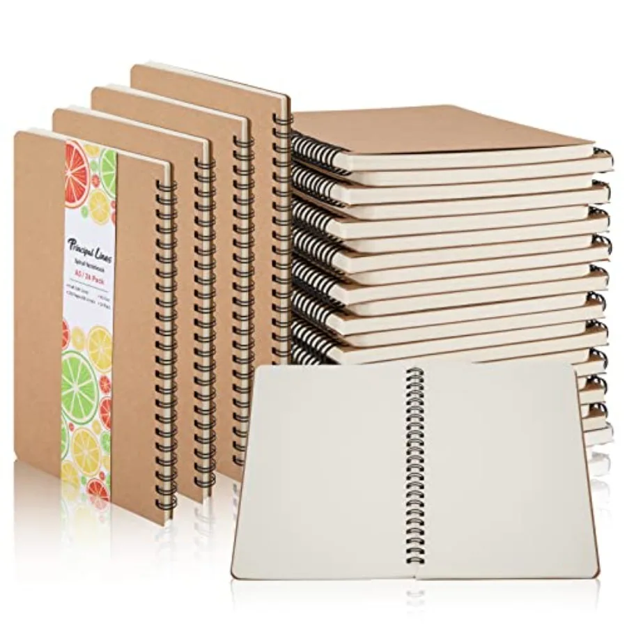 A5 Spiral NotebookSoft Cover Blank Sketch Wire-Bound Journal Notebook 120 Pages Un Paper Diary Notebook for Office Business Sch
A5 Spiral NotebookSoft Cover Blank Sketch Wire-Bound Journal Notebook 120 Pages Un Paper Diary Notebook for Office Business Sch