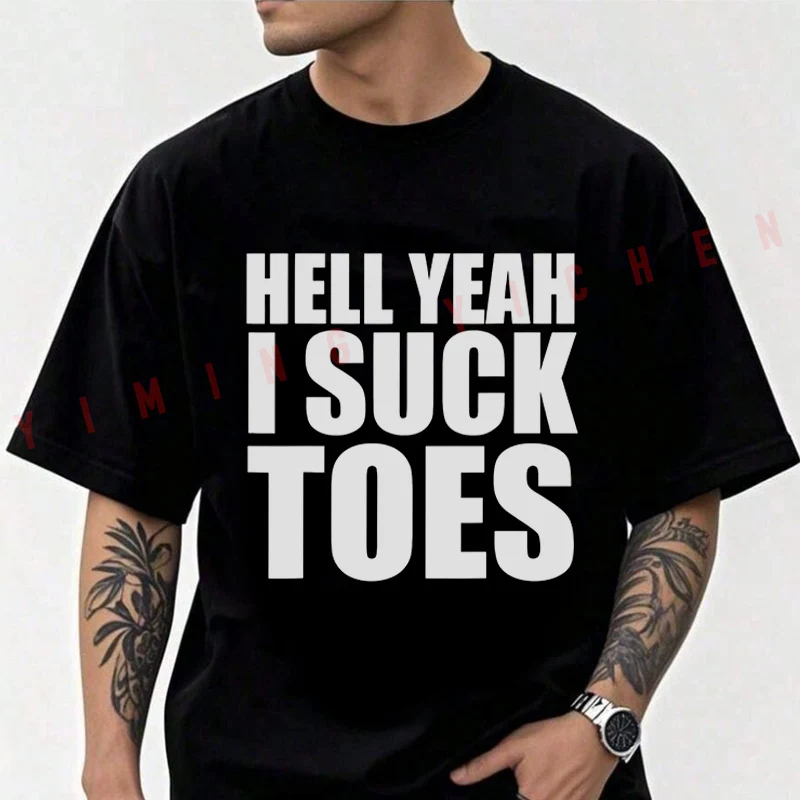 Hell Yeah I Suck Toes Funny Motorcycle T-Shirt Men Cotton O-neck Short Sleeve TShirt Fashion Tops Tee
Hell Yeah I Suck Toes Funny Motorcycle T-Shirt Men Cotton O-neck Short Sleeve TShirt Fashion Tops Tee
