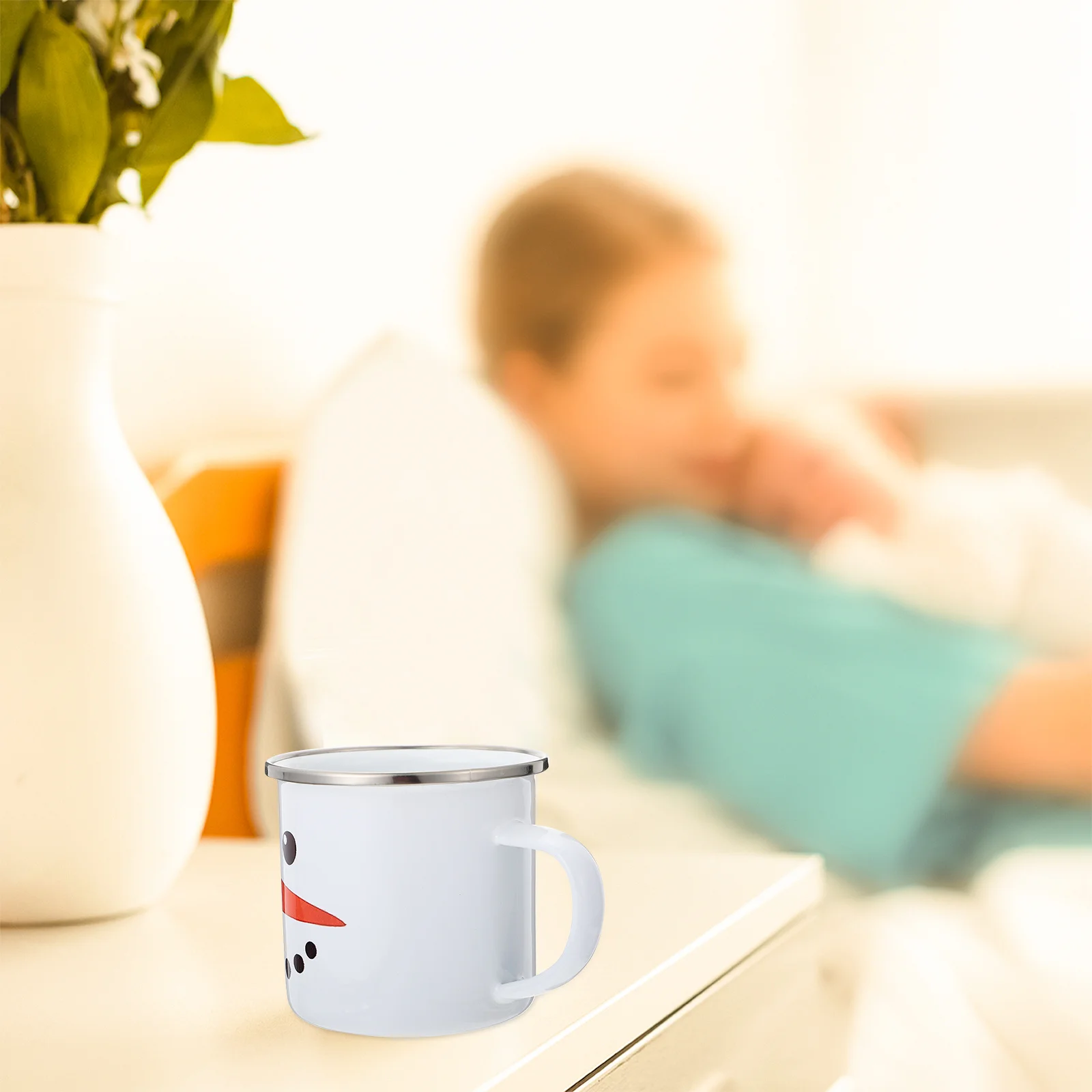 1pc Stainless Steel Rimmed Mug Heat-Resistant Drinking Cup For Coffee Tea Milk Juice Home Office Use Beverage Container
1pc Stainless Steel Rimmed Mug Heat-Resistant Drinking Cup For Coffee Tea Milk Juice Home Office Use Beverage Container