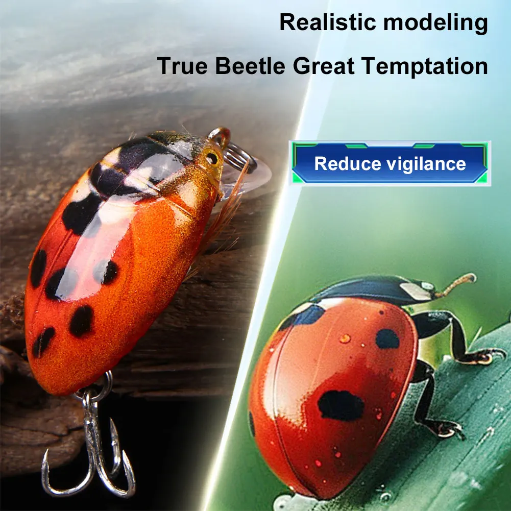 5Pcs Cicada Bait 3.8cm 4g Sea Beetle Crank Floating Wobblers Artificial Ladybug Fishing Bait for Bass Carp Fishing Accessories
5Pcs Cicada Bait 3.8cm 4g Sea Beetle Crank Floating Wobblers Artificial Ladybug Fishing Bait for Bass Carp Fishing Accessories