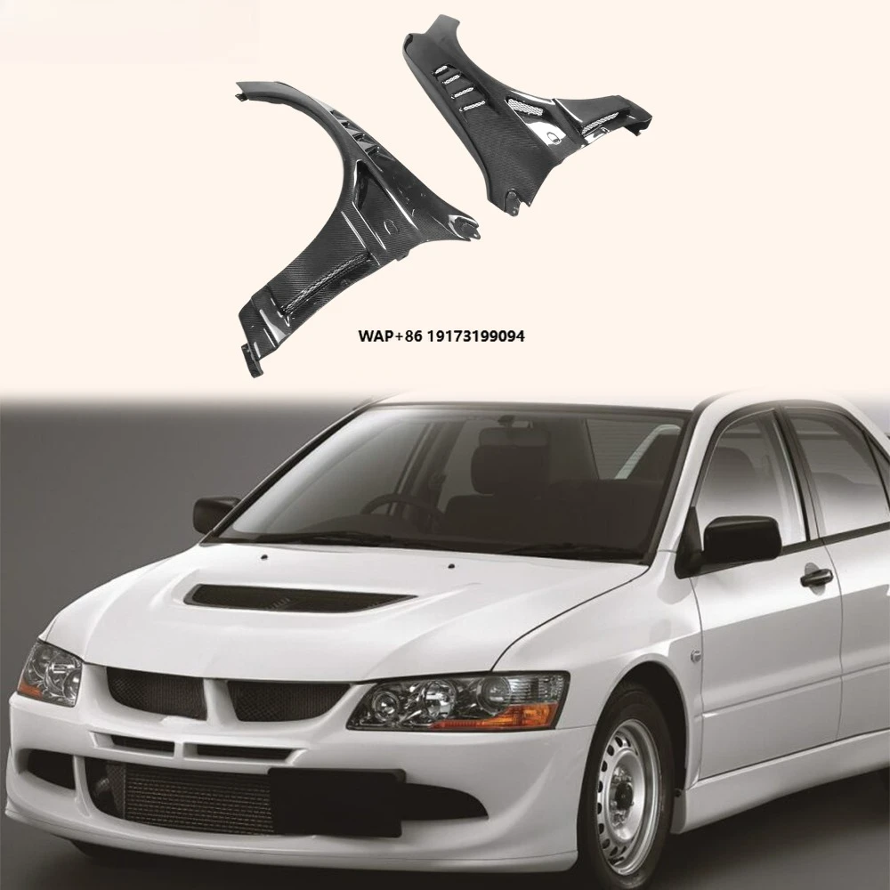 For EVO 8 CT9A Sedan 03-05 Carbon ATT Style Front Vented Fender Pair
For EVO 8 CT9A Sedan 03-05 Carbon ATT Style Front Vented Fender Pair
