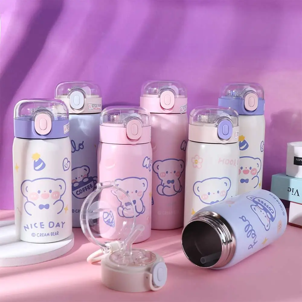 Convenient Stainless Steel Straw Insulated Cup Large Capacity Cartoon Water Bottle Cute Kawaii Coffee Cup Children
Convenient Stainless Steel Straw Insulated Cup Large Capacity Cartoon Water Bottle Cute Kawaii Coffee Cup Children