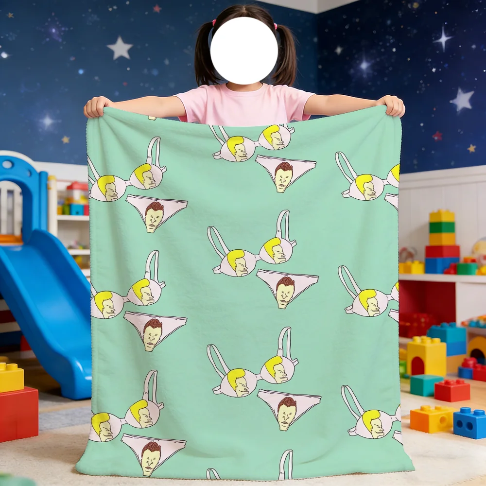 B-Beavis Blanket For Soft Throw Blanket for and Picnic Bed B-Butt-Head Sofa Home Bedroom Cartoon Cozy Warm Funny Comfortable
B-Beavis Blanket For Soft Throw Blanket for and Picnic Bed B-Butt-Head Sofa Home Bedroom Cartoon Cozy Warm Funny Comfortable
