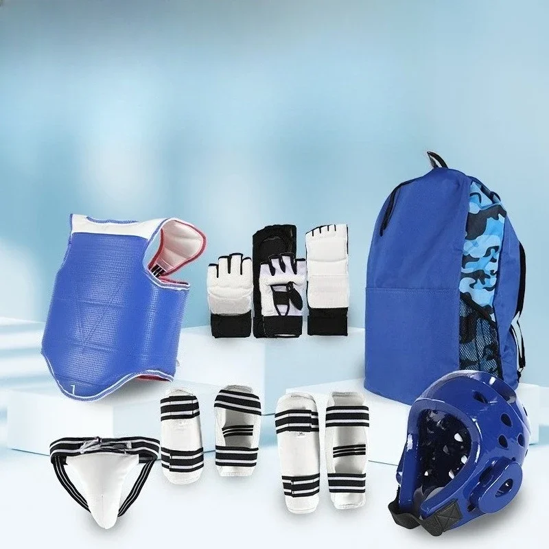 Taekwondo protective gear full set of combination adult children's actual combat thickened suit men's and women's competition
Taekwondo protective gear full set of combination adult children's actual combat thickened suit men's and women's competition