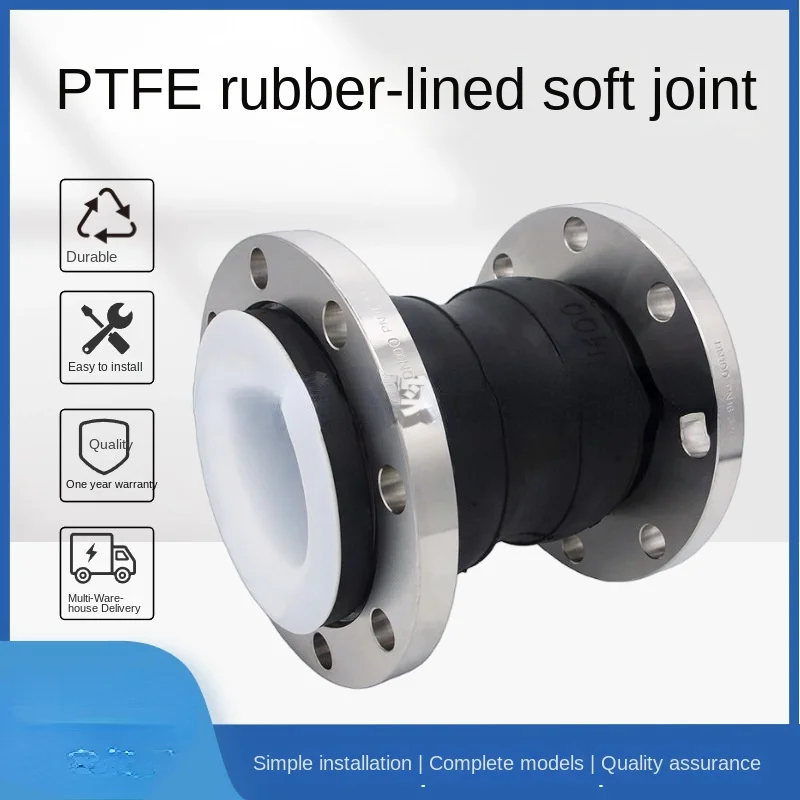 PTFE rubber flexible connection rubber flexible joint PTFE rubber elastic joint flexible single ball joint
PTFE rubber flexible connection rubber flexible joint PTFE rubber elastic joint flexible single ball joint