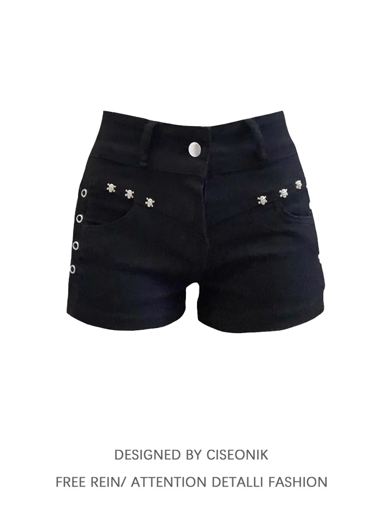 American Style Sexy Black Ultra-Short Jeans Women's Spring Autumn Rivet High Waist Slimming Design Buttock Embracing Hot Pant...
American Style Sexy Black Ultra-Short Jeans Women's Spring Autumn Rivet High Waist Slimming Design Buttock Embracing Hot Pant...