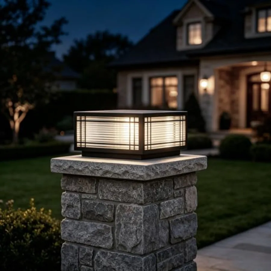 Outdoor Post Caps Lights Modern Square Fence Pillar Lamps Waterproof Lawn Column Cap Lamp Courtyard Stainless Steel Housing Lig
Outdoor Post Caps Lights Modern Square Fence Pillar Lamps Waterproof Lawn Column Cap Lamp Courtyard Stainless Steel Housing Lig