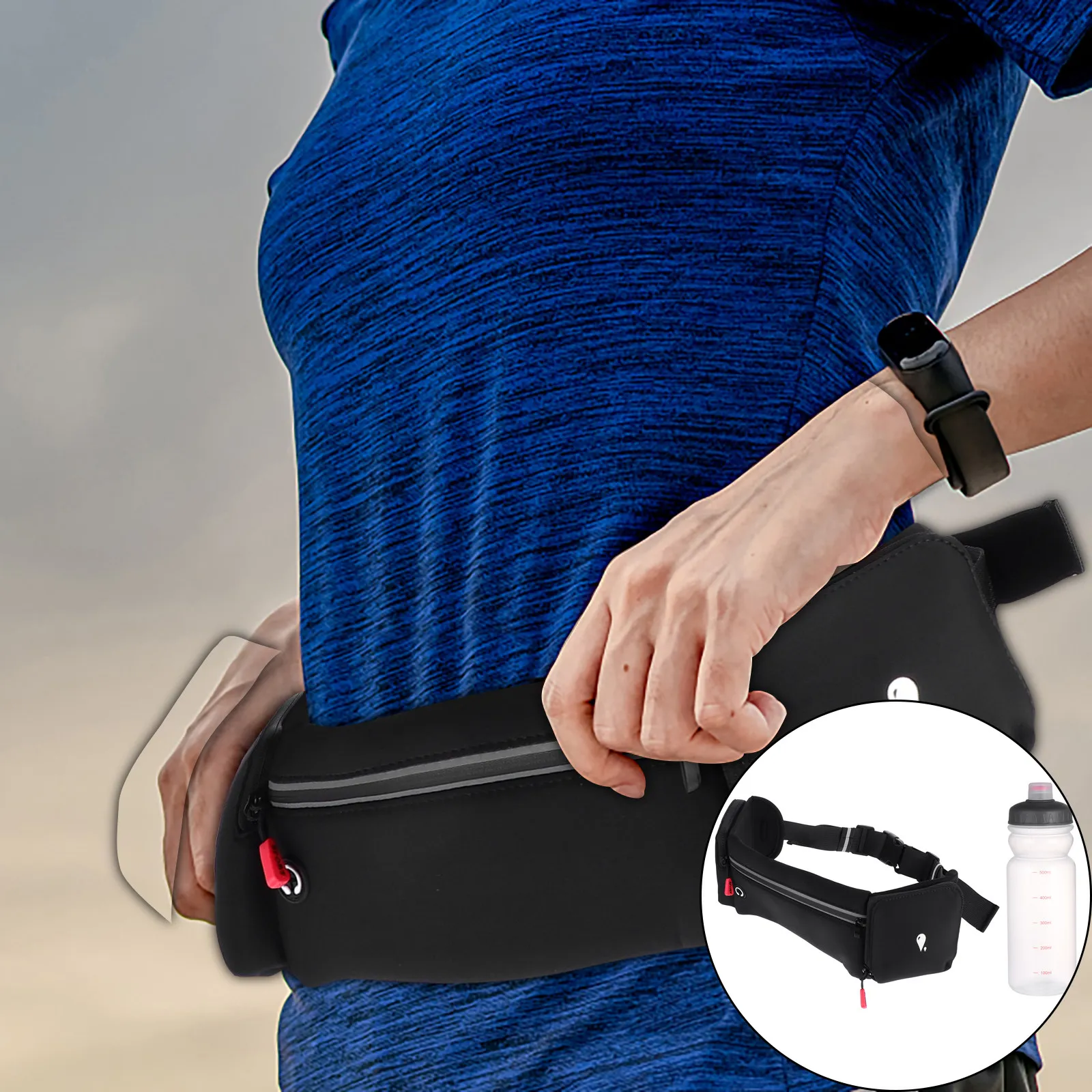 Lightweight Sports Waist Bag Water Resistant Large Capacity Running Pouch Phone Holder Outdoor Running Pouch Sports Bag
Lightweight Sports Waist Bag Water Resistant Large Capacity Running Pouch Phone Holder Outdoor Running Pouch Sports Bag