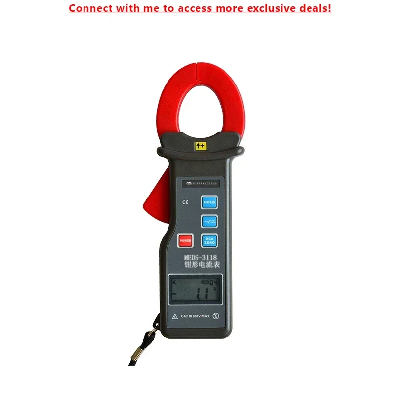 MEDS-3118 1000A DC/AC Clamp Current Meter Digital Clamp Meter Handheld Clamp Meter
MEDS-3118 1000A DC/AC Clamp Current Meter Digital Clamp Meter Handheld Clamp Meter