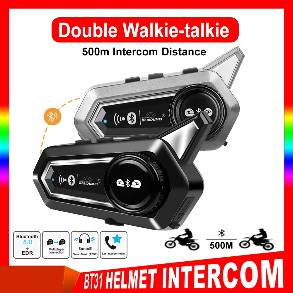 2022 New BT31 Intercom Motorcycle Bluetooth Headset for Helmet ,Handsfree Communicator with Noise Reduction for 2 Riders
2022 New BT31 Intercom Motorcycle Bluetooth Headset for Helmet ,Handsfree Communicator with Noise Reduction for 2 Riders