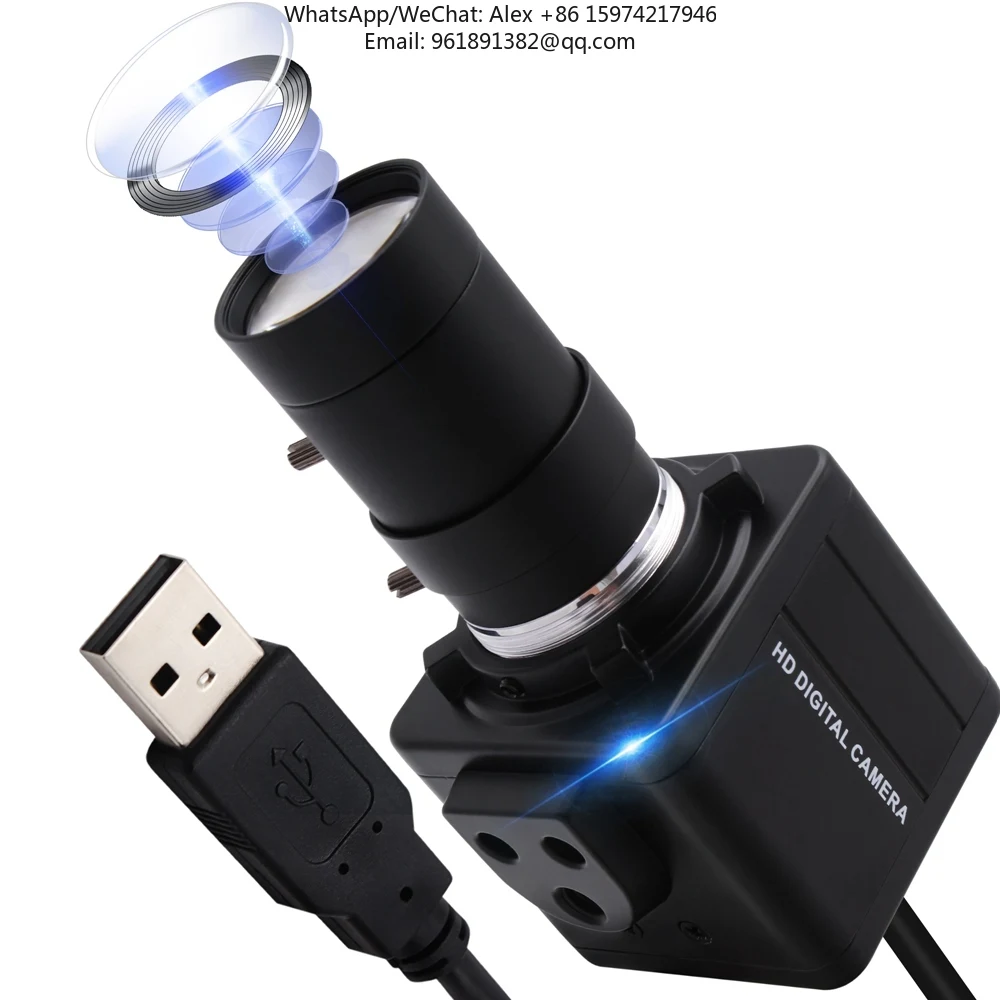 Камера ELP с ручной фокусировкой и зумом 10x 5-50 мм, цветная CMOS-камера IMX317, USB, аудио, 4K 30FPS, веб-камера для ПК для прямой трансляции
Камера ELP с ручной фокусировкой и зумом 10x 5-50 мм, цветная CMOS-камера IMX317, USB, аудио, 4K 30FPS, веб-камера для ПК для прямой трансляции