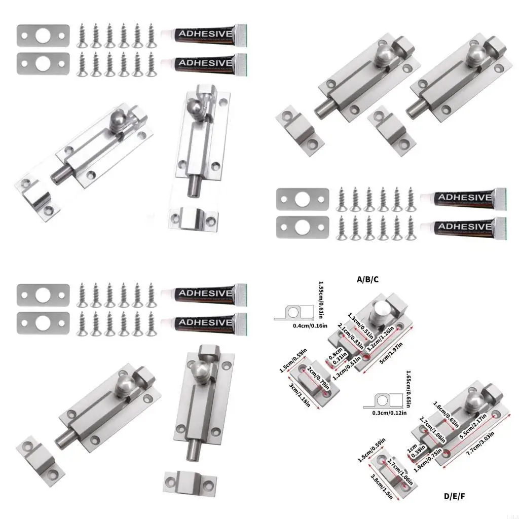 U4LA Durability Stainless Steel Cabinet Latches Door Bolt Heavy Type Locking Fastene
U4LA Durability Stainless Steel Cabinet Latches Door Bolt Heavy Type Locking Fastene