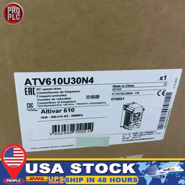 2026 1pc Atv610u30n4 Brand New Original Spot Plc
2026 1pc Atv610u30n4 Brand New Original Spot Plc