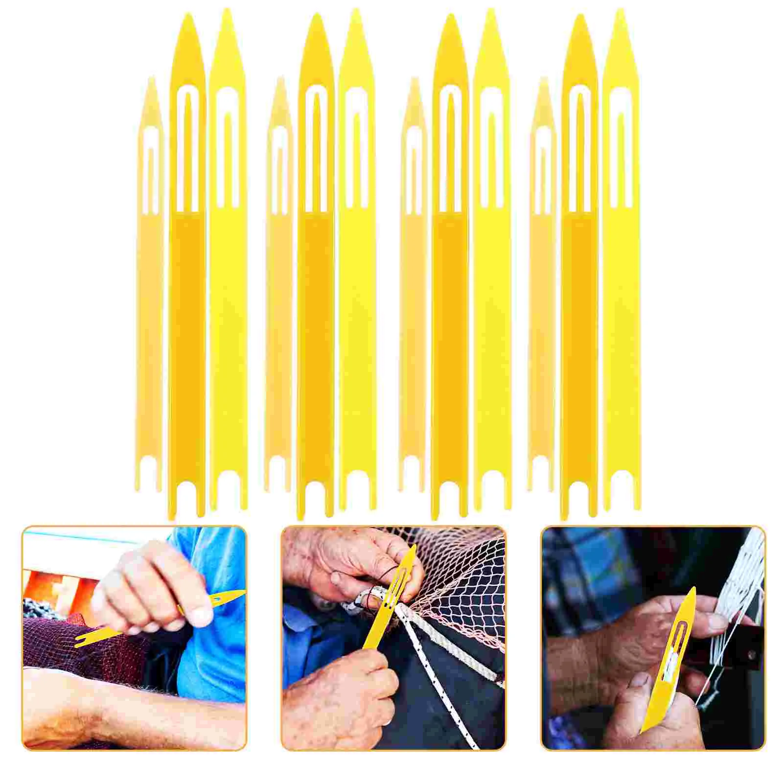 20 Pcs Fishing Net Mending Shuttles Tool Kit Plastic Material Different Sizes Repair Storage Practical
20 Pcs Fishing Net Mending Shuttles Tool Kit Plastic Material Different Sizes Repair Storage Practical