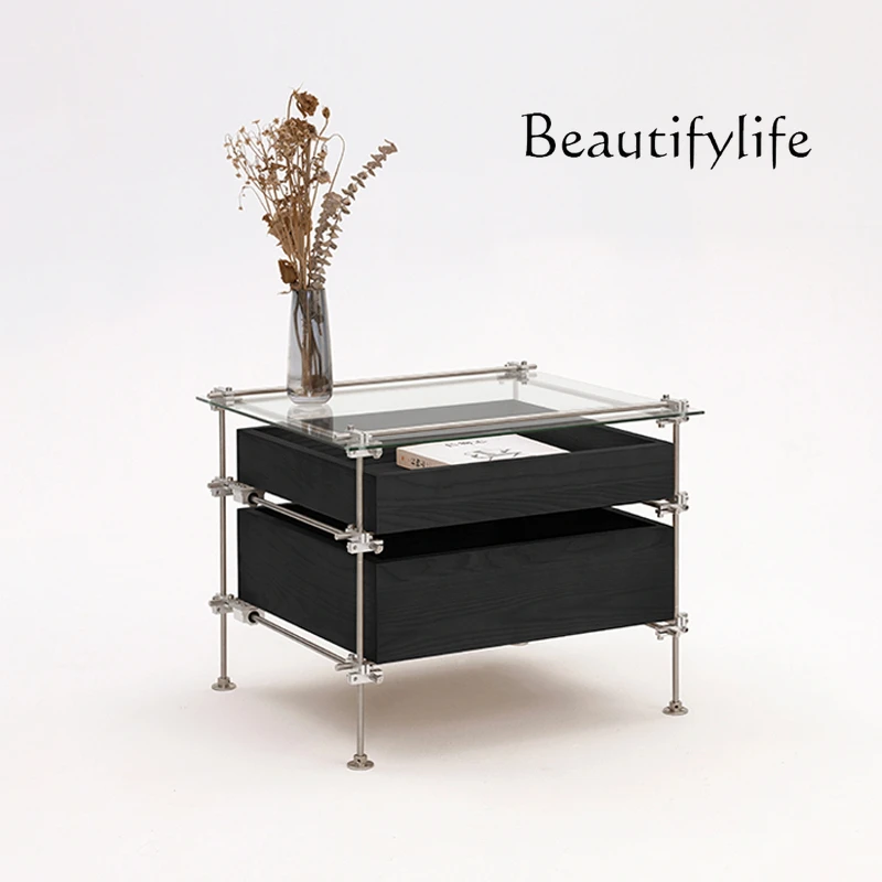 smart home Nordic Glass Bed Table Designer Floating Metal Minimalist Cabinet Bedside Table Bedroom Storage Mesita Noche Furnitur
smart home Nordic Glass Bed Table Designer Floating Metal Minimalist Cabinet Bedside Table Bedroom Storage Mesita Noche Furnitur