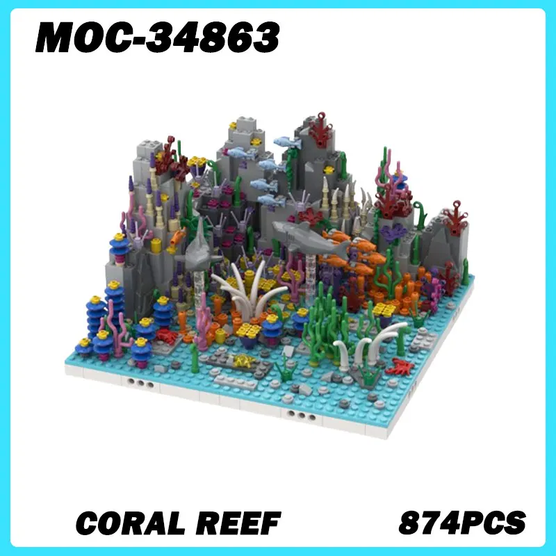 MOC-34863 Micro Architecture Series Coral Reef Building Blocks DIY Model Brick Education Desktop Decoration Toy Birthday Gifts
MOC-34863 Micro Architecture Series Coral Reef Building Blocks DIY Model Brick Education Desktop Decoration Toy Birthday Gifts