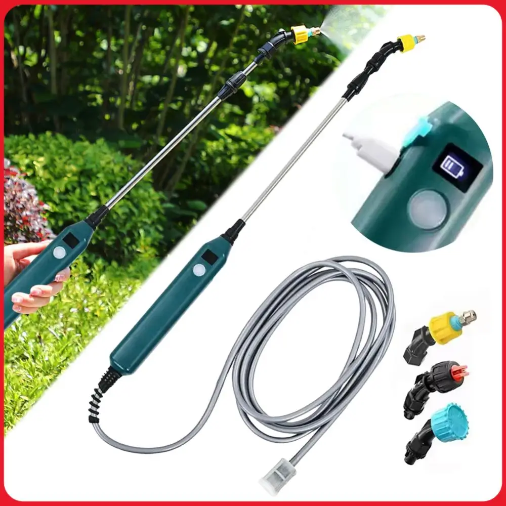 Electric Sprayer Telescopic Wand Rechargeable Portable Spray Wand with 3 Nozzles Electric Watering Handle for Lawn and Garden
Electric Sprayer Telescopic Wand Rechargeable Portable Spray Wand with 3 Nozzles Electric Watering Handle for Lawn and Garden