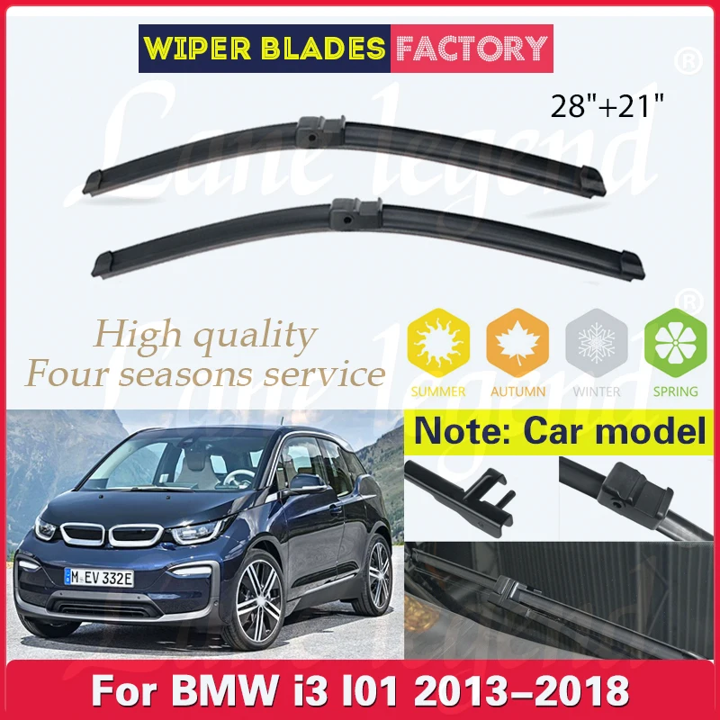 For BMW i3 I01 2013 2014 2015 2016 2017 2018 Front Wiper Blades Car Accessories Windscreen Wiper Blade Brushes Cutter 28"+21"
For BMW i3 I01 2013 2014 2015 2016 2017 2018 Front Wiper Blades Car Accessories Windscreen Wiper Blade Brushes Cutter 28"+21"