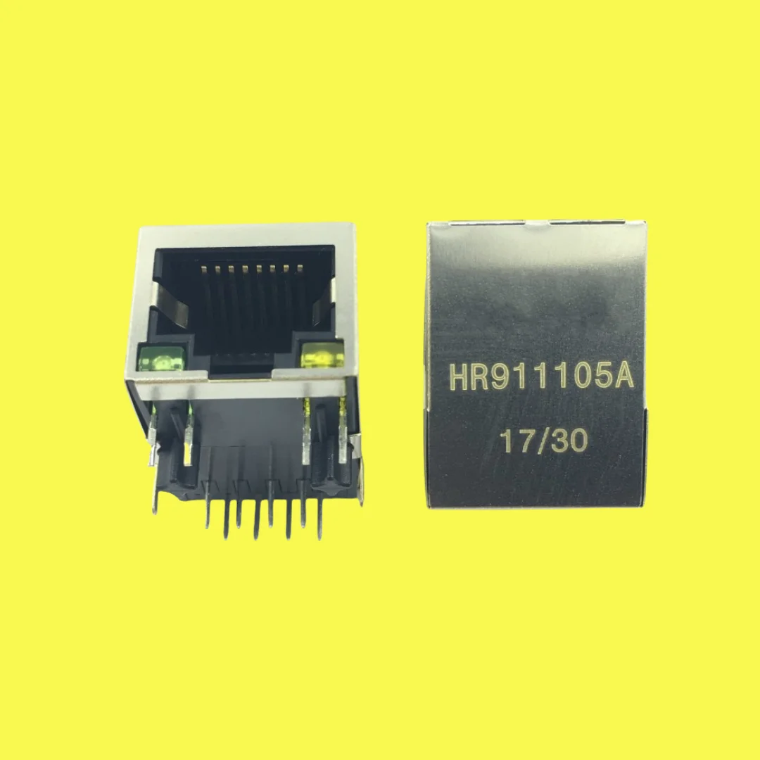 20 шт./HR911105A сетевой трансформатор RJ45 со световым сетевым фильтром 911105A новый на складе
20 шт./HR911105A сетевой трансформатор RJ45 со световым сетевым фильтром 911105A новый на складе