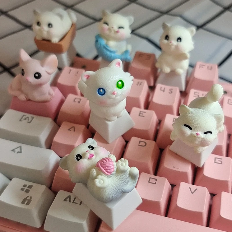 Cute Cat Keycap 3D Customized Cartoon Mechanical Keyboard Accessories Special Resin Oem Mechanical Keyboard Supplementary Keycap
Cute Cat Keycap 3D Customized Cartoon Mechanical Keyboard Accessories Special Resin Oem Mechanical Keyboard Supplementary Keycap