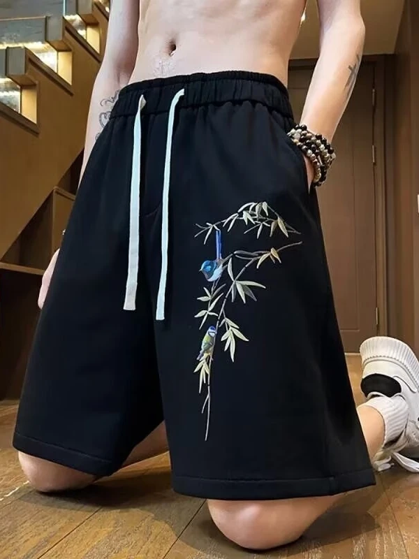 Men's Sporty Ice Silk Shorts Summer Running Quick Dry Fitness Casual Loose Large Size Five-Quarter Length Youth Active Wear
Men's Sporty Ice Silk Shorts Summer Running Quick Dry Fitness Casual Loose Large Size Five-Quarter Length Youth Active Wear