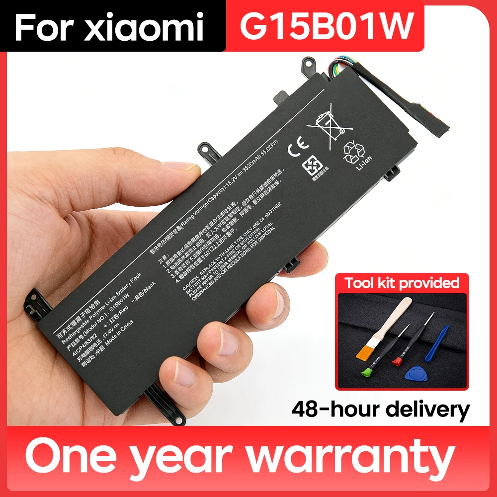 BNN New G15B01W Laptop Battery For Xiaomi Gaming Laptop 15.6'' i5 7300HQ/GTX1050/GTX1060/1050Ti/1060 battery
BNN New G15B01W Laptop Battery For Xiaomi Gaming Laptop 15.6'' i5 7300HQ/GTX1050/GTX1060/1050Ti/1060 battery