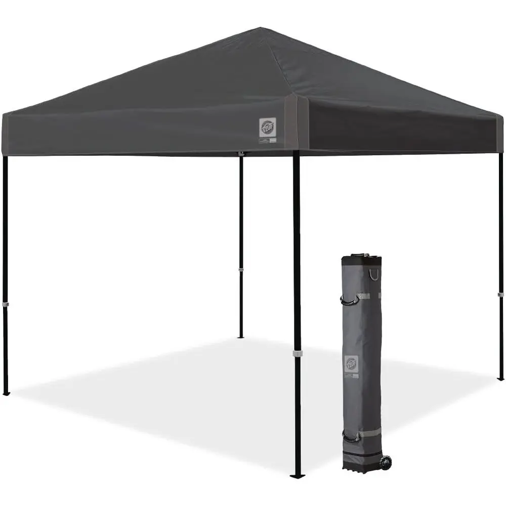 10' x 10' Up Tent with Roller Bag and 4-Piece Spike Set, Steel Gray
10' x 10' Up Tent with Roller Bag and 4-Piece Spike Set, Steel Gray