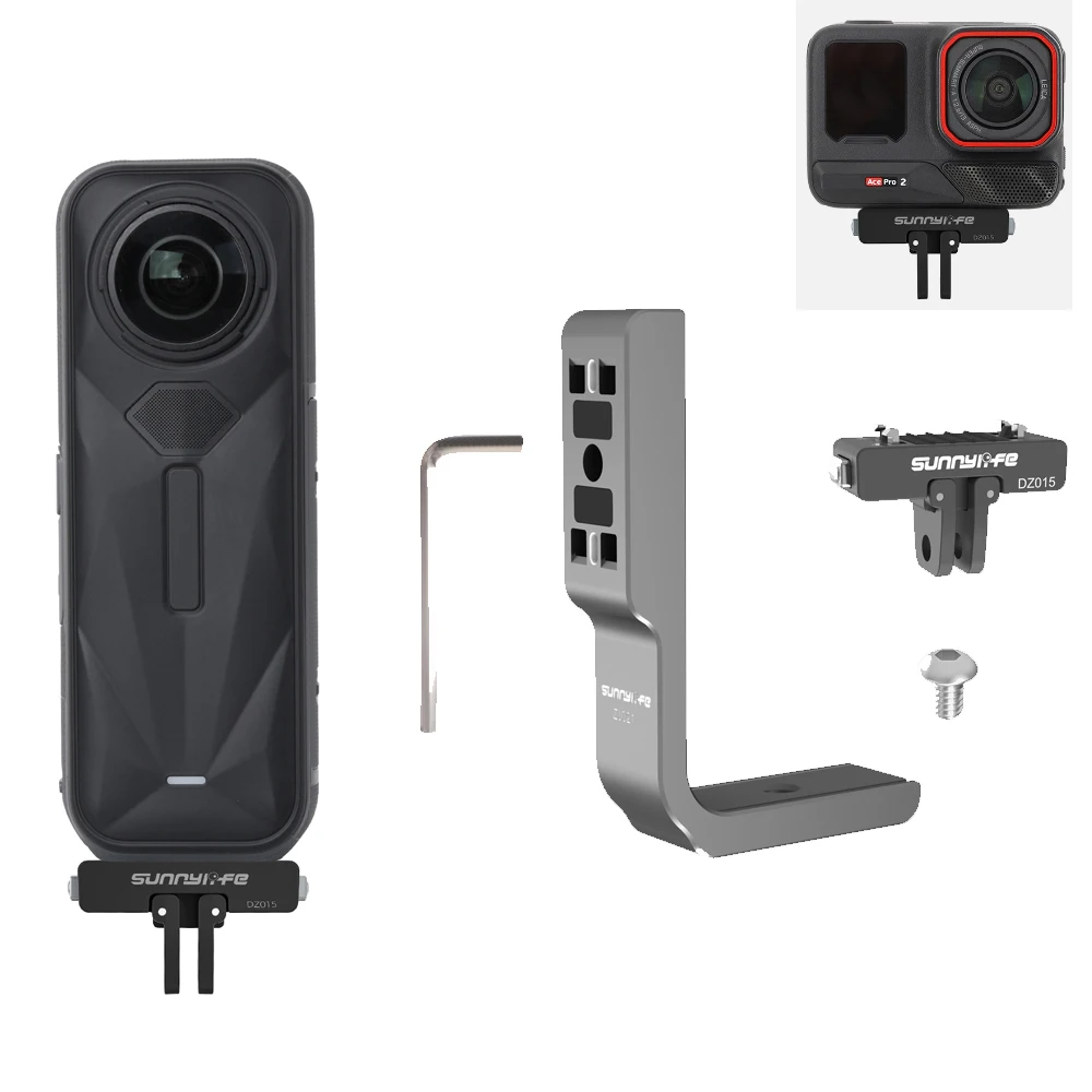 Shooting Bracket for Insta360 X5/4, L-Shaped Alloy Horizontal Vertical Quick Release Mount Expansion Stand with Magnetic Adapter
Shooting Bracket for Insta360 X5/4, L-Shaped Alloy Horizontal Vertical Quick Release Mount Expansion Stand with Magnetic Adapter