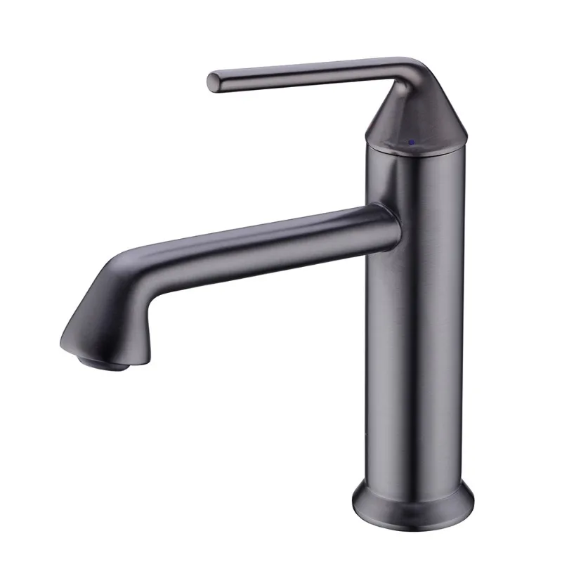 All Copper Creative Personalized Countertop Basin Faucet Minimalist and Luxurious Chrome Plated Gun Gray Artistic Basin Faucet
All Copper Creative Personalized Countertop Basin Faucet Minimalist and Luxurious Chrome Plated Gun Gray Artistic Basin Faucet