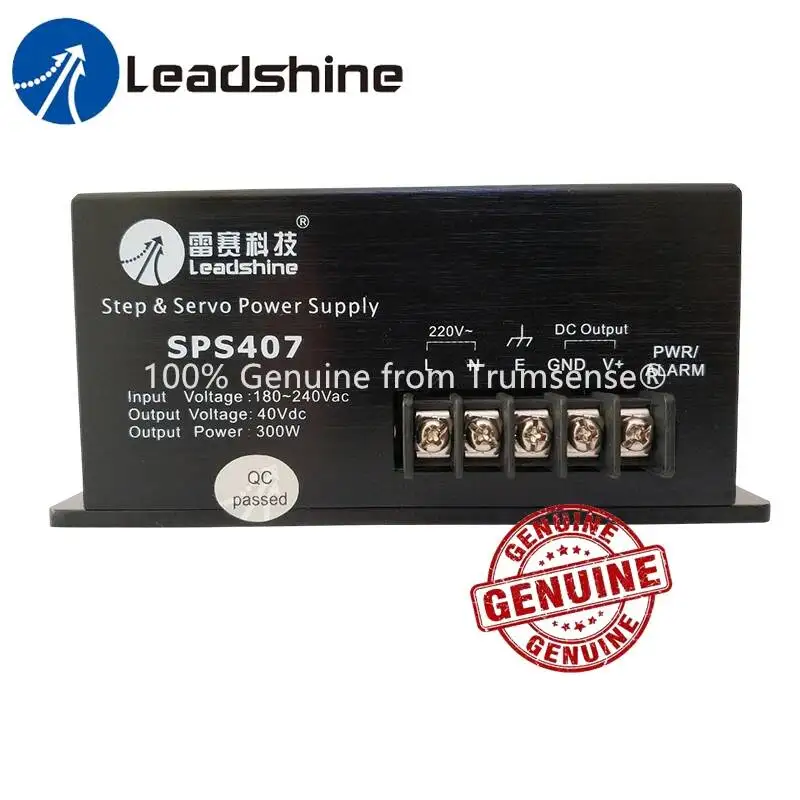 Genuine Leadshine SPS407 Ultra Compact 42 VDC 7A Unregulated Switching Power Supply with 180 to 250 VAC Input
Genuine Leadshine SPS407 Ultra Compact 42 VDC 7A Unregulated Switching Power Supply with 180 to 250 VAC Input